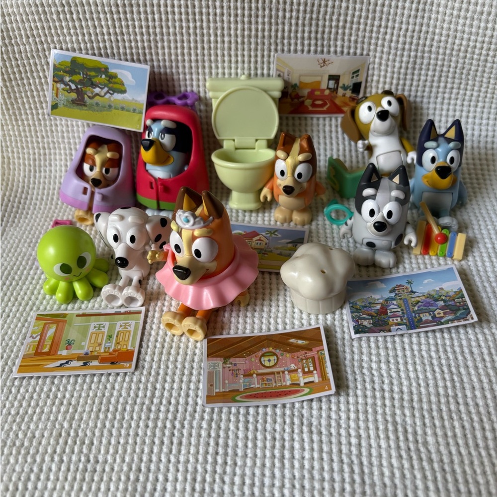 Bluey Starters GRANNIES MUM Ballet MUFFIN chef CHlOE BINGO Dunny HONEY book lot